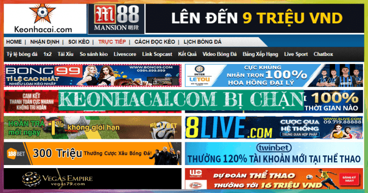 Keonhacai.com bi chan lam sao truy cap MOI NHAT