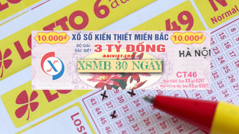 XSMB 30 ngày gần nhất minh ngọc